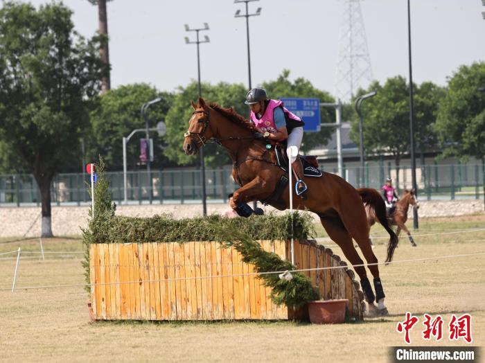 第十五届全运会马术三项资格赛越野赛陕西队暂