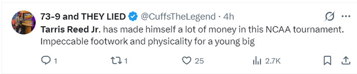 里德疯狂三月逆风翻盘成NBA选秀黑马